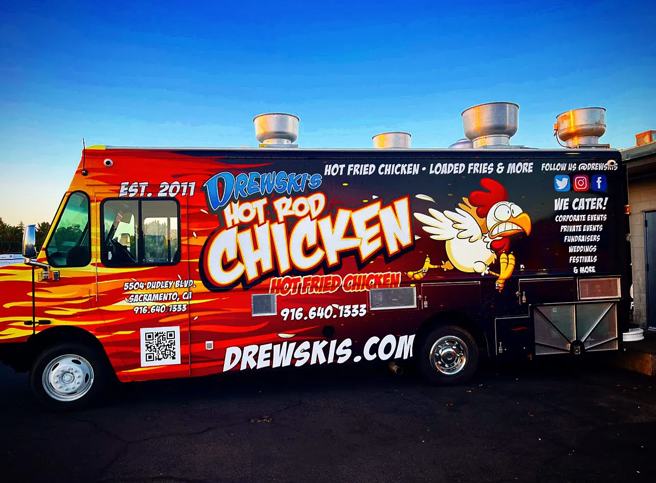 Drewskis chicken truck side profile1