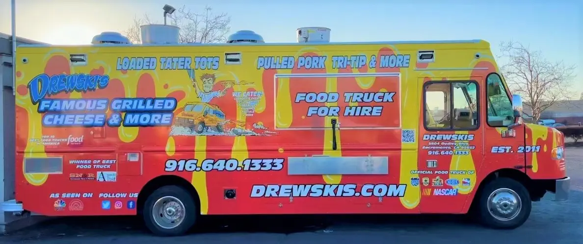 drewskis new grilled cheese truck side profil